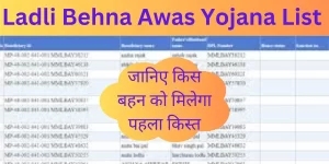 Ladli Behna Awas Yojana List