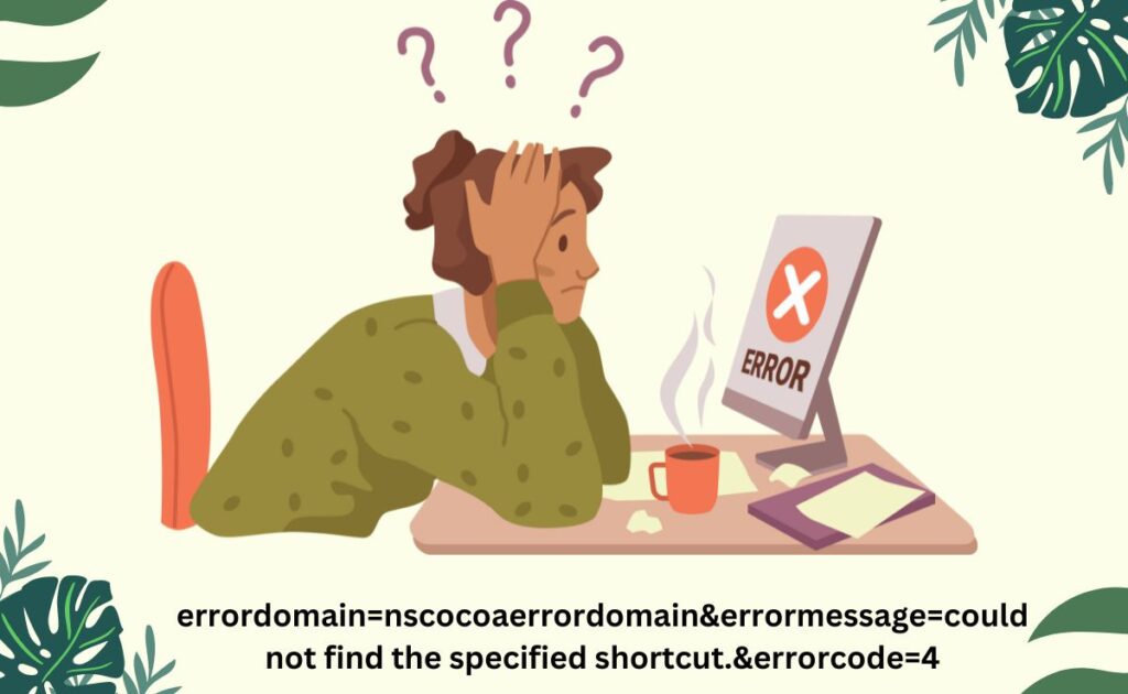 errordomain=nscocoaerrordomain&errormessage=could not find the specified shortcut.&errorcode=4
